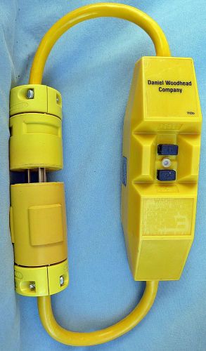 Daniel Woodhead Portable Ground Fault CIrcuit Interrupter**New, Tested**