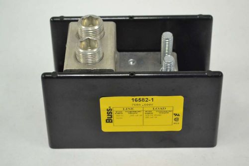 BUSS 16582-1 DISTRIBUTION POWER BLOCK TERMINAL 600V-AC 760A AMP B365971