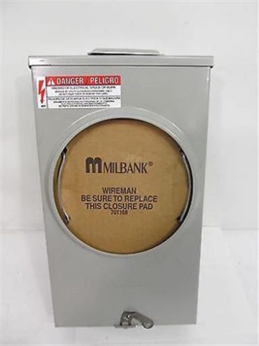 Milbank uc7237-xl current transformer, 3r enclosure 20 amp, 600 vac, meter box for sale