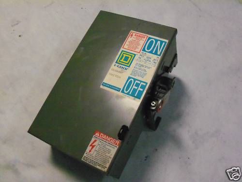 Square d i-line fused busway switch 30a 600v # pq3603g for sale