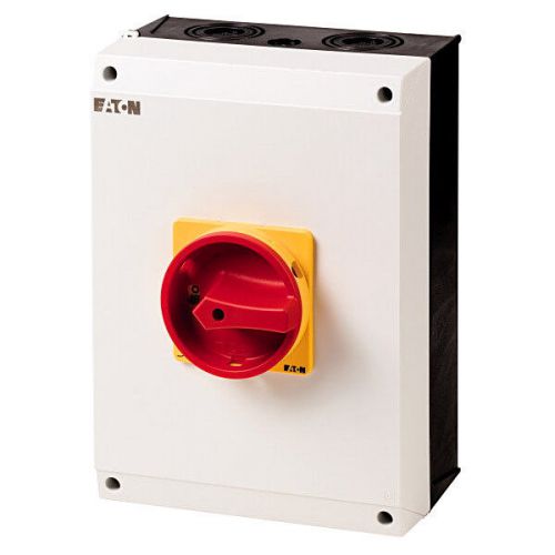 NEW! P3-100/I5/SVB-NA - 100AMP Rotary Disconnect - Red/Yellow - Enclosed (IP65)
