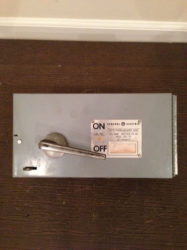General Electric THFP363 100 Amp  600Volt  / QMR363 Switch with Mounting Straps
