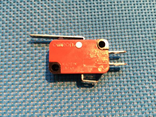Omron micro safety limit switch no / nc   ac / dc v-152-1c25 hinged short arm for sale