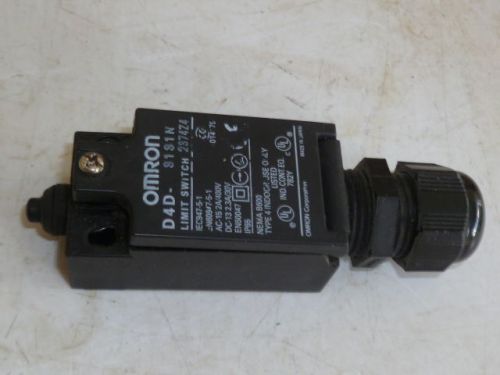 Omron limit switch model d4d-3131n plunger button actuator for sale