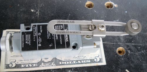 Siemens factory sealed limit switch 3seo3-sa6pc with quick connect + arm *new* for sale