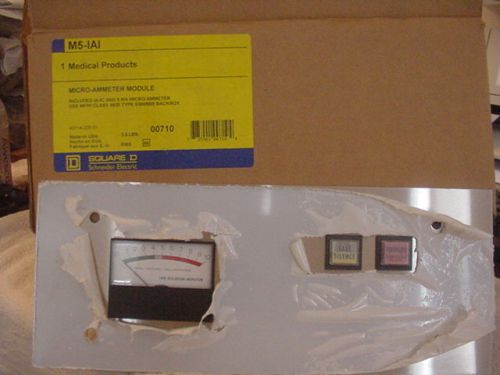 Nib square d m5-iai micro-ammeter module class 4825 new for sale