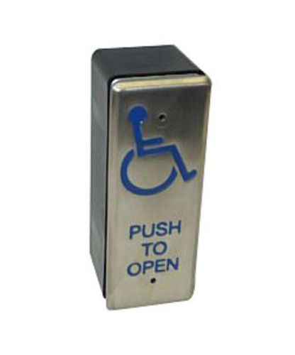 Handicap Stainless Steel Push to Open Exit Activating Door Control Switch Plate