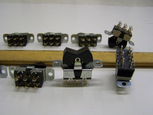 Stackpole rocker switch - on/off switch with 6 solder leads for sale