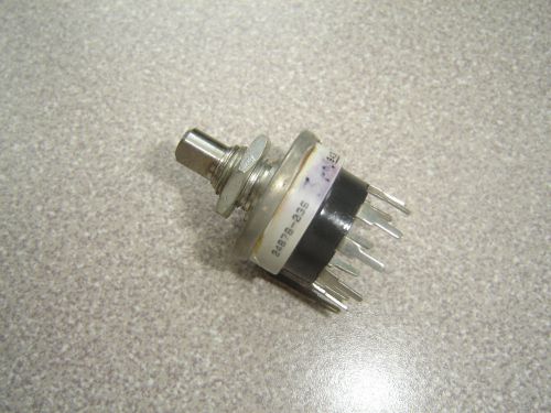 Grayhill selector switch rotary switch 24878-03s 1 pole 3 position through hole for sale