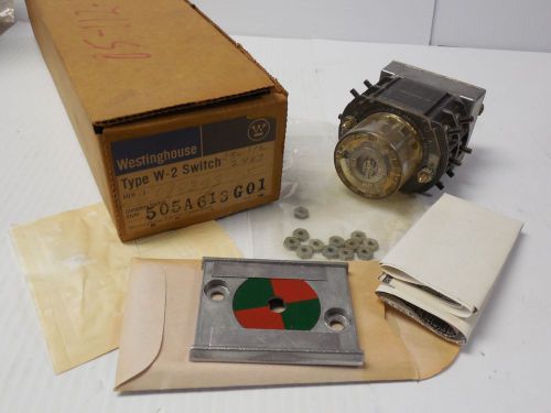 NEW WESTINGHOUSE ROTARY SWITCH KIT 505A613G01 TYPE W-2