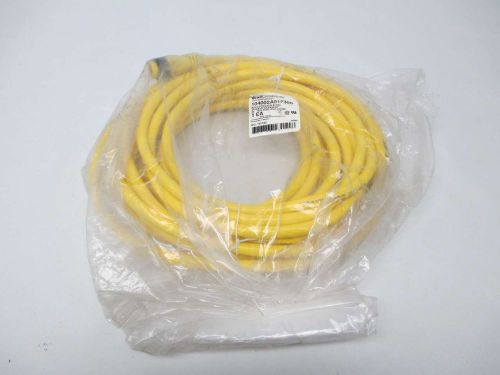 NEW WOODHEAD 104002A01F300 BRAD CONNECTIVITY 4P MALE STRAIGHT CABLE D350679