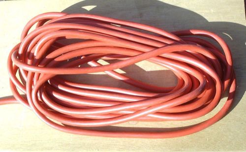 Red Welding / Battery Cable Flexible Copper 40 feet 1/4&#034; + Thick Tesla Coil