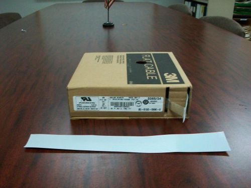 3M part # 3365/34 - Flat Cable, 34Cond, 100Ft, 28Awg, 300V -new, unopened
