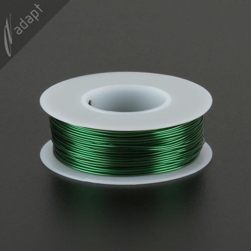 Magnet Wire, Enameled Copper, Green, 21 AWG (gauge), 155C, 1/4 lb, 100ft