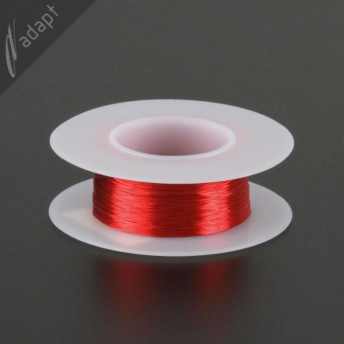 32 AWG Gauge Magnet Wire Red 306&#039; 155C Solderable Enameled Copper Coil Winding