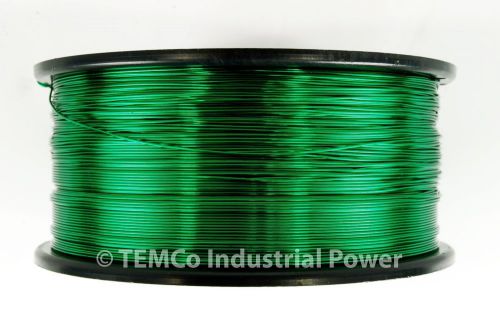 Magnet wire 22 awg gauge enameled copper 155c 1.5lb 751ft magnetic coil green for sale