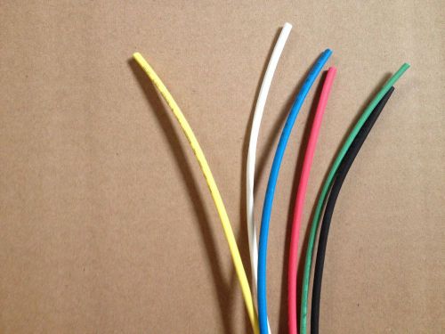 Six colors 3mm heat shrinkable tube shrink tubing 1meter for sale