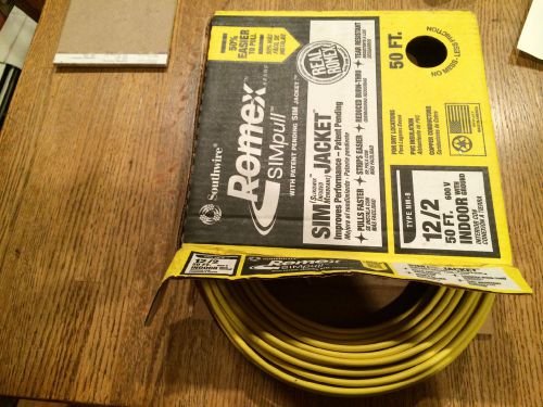Southwire 50 ft. 12-2 Romex NM-B Wire  type NM-B 600volt wf ground.