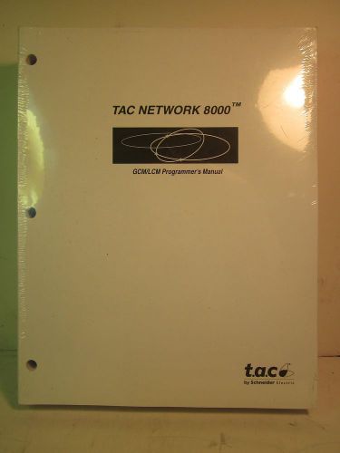 Tac network 8000 gcm/lcm programmer&#039;s manual for sale