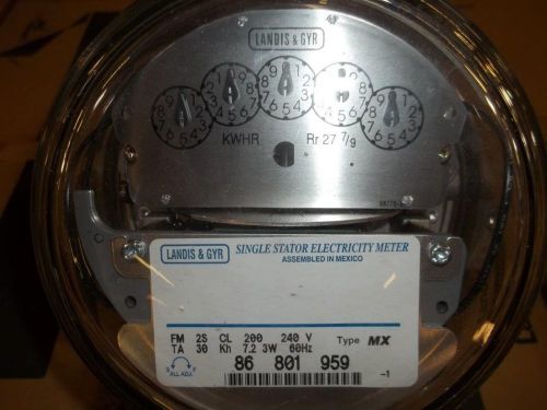 Electric meter - l &amp; g mx series, 240 volt meter pointer with glass cover for sale