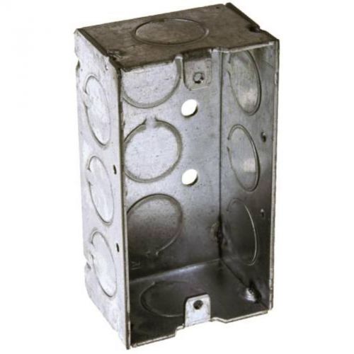 Hubbell handy box single gang 6 1/2&#034; knockouts 1-1/2&#034; deep 650 outlet boxes 650 for sale