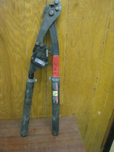 HK Porter 8690CK 28&#034; Ratchet-Type Guy Strand Wire Cable Cutter 1/2&#034; Capacity