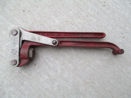 Midwest electric manufacturing company  1/2  inch crimper, crimping tool for sale