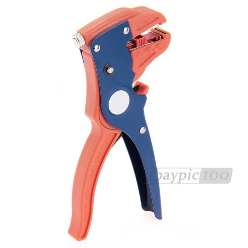 Professional cable wire cutter stripping pliers stripper tool durable red + blue for sale