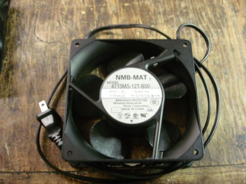 USED NMB-MAT MODEL 4715MS-12T-850 FAN 115V WITH POWER CORD