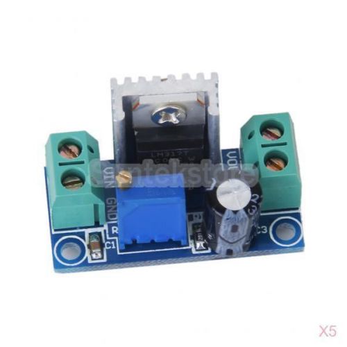 5xDC Converter Power Supply Buck Step Down LM317 Board Adjustable Output 1.2-37V