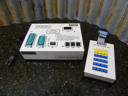Logical devices prompro 8 eprom eeprom programmer &amp; keyboard fast free shipping for sale