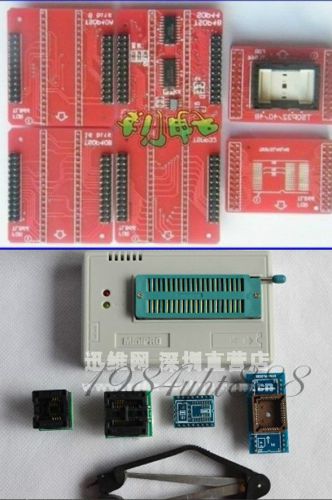 Usb universal programmer eprom flash cpld mcu + tsop32/40/48 to dip40 adapters for sale