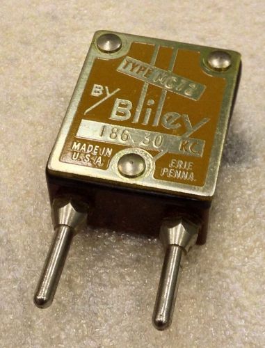 186.3 kHz KC Crystal Xtal Bliley Type MC72 for marker oscillator or transmitter