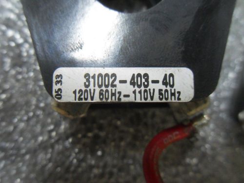 (V36-1) 1 LOT OF 2 USED SQUARE D 31002-403-40 120/110V COILS