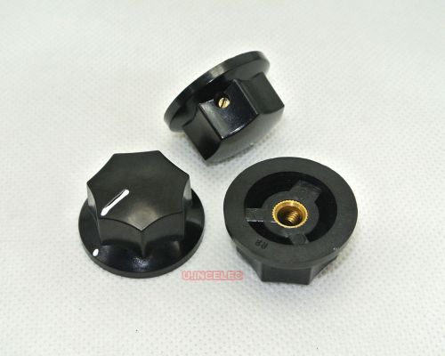Seven horns knob,brass inserts for 6mm shaft,33.6x 16.5mm dial style knob.5pcs for sale