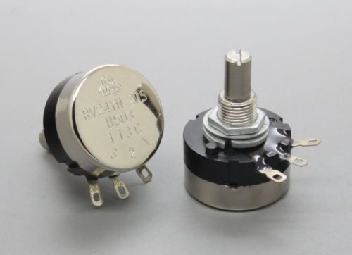 2pc tocos linear taper potentiometer rv24yn 20s 24mm b503 50k for sale