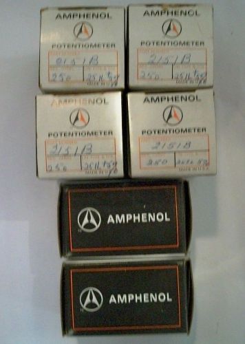 Nib amphenol 2151b precision potentiometer .25il 20k 10-turn for sale