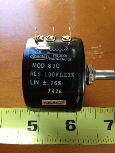Vintage Spectrol Presision Potentiometer 830/100Kohms 3% MINT, New