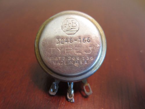 Allen bradley type j 3245 166 potentiometer for sale