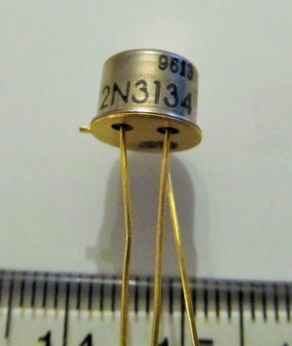 RARE Transistors,Solid State,2N3134, 3 Pin Gold Lead,Obsolete,Lots Of 2 pcs