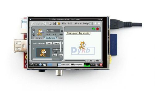 3.5&#034; TFT LCD Touch Screen Module SPI RGB Display Monitor For Raspberry Pi B+/B