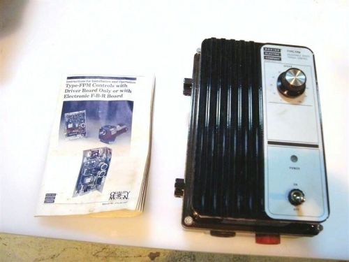 Bodine Electric DC Motor Controller Model 855