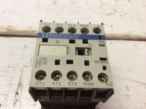 Telemecanique LC1K0610-F7 100 VAC Motor Starter Contactor LC1K0610F7 LC1K0610