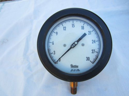 0-30 psi Pressure Gauge:  Robertshaw Acragage Model 713 (80212C7021)