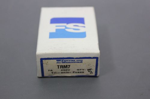 8 NEW IN BOX FERRAZ TRI-ONIC FUSES TRM7 7A 250V  (S19-4-27A)