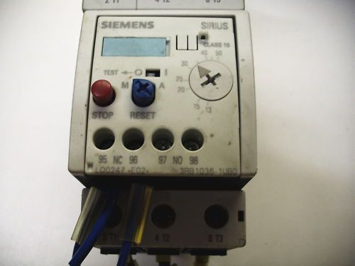 Siemens sirius 3rb1036-1ub0 class 10 overload 13-50a quantity!!! for sale