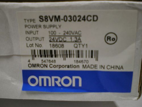 S8VM-03024CD Omron New In Box Power Supply S8VM03024CD