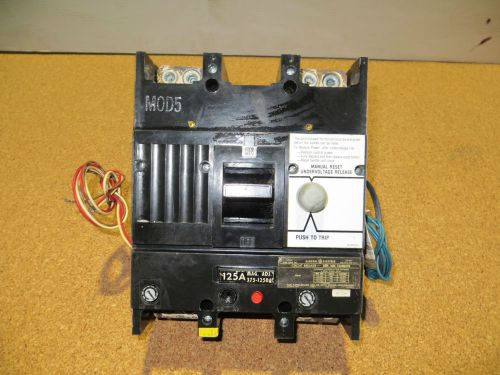 General electric (tjj426125) 2 pole 125 amp circuit breaker, for sale