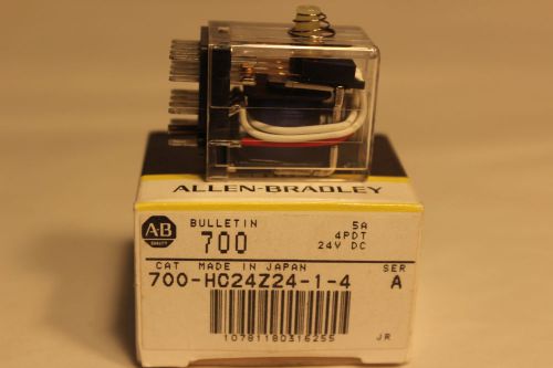 *NEW* Allen Bradley 700-HC24Z24-1-4 5A 4PDT 24VDC RELAY