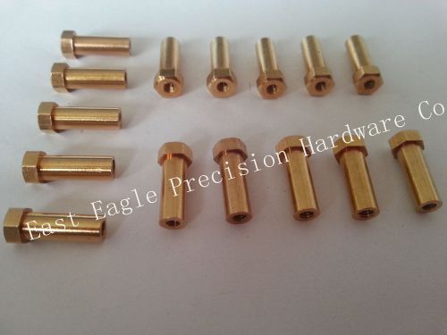 20pcs m2.5 studs m2.5*13.3mm brass standard standoff fastener nuts screw for sale
